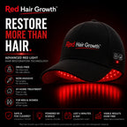 Red Hair Growth Cap - Light Therapy Technology